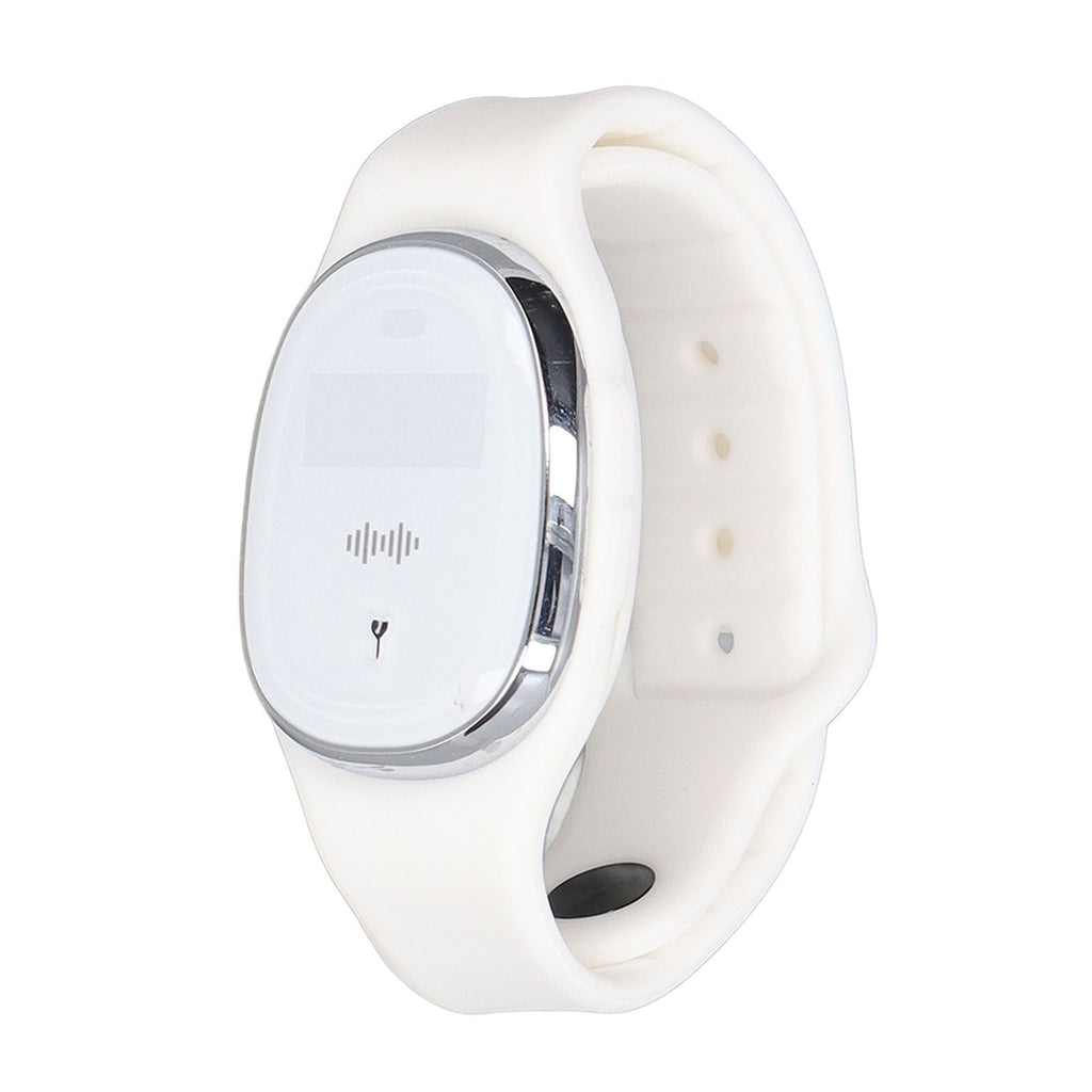 Outdoor Sports Mosquito Repellent Bracelet Ultrasonic Mosquito Repellent Wristband USB Rechargeable for Pregnant Women Children White