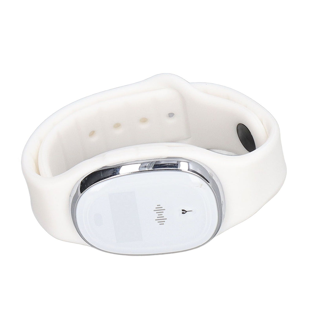 Outdoor Sports Mosquito Repellent Bracelet Ultrasonic Mosquito Repellent Wristband USB Rechargeable for Pregnant Women Children White