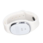 Outdoor Sports Mosquito Repellent Bracelet Ultrasonic Mosquito Repellent Wristband USB Rechargeable for Pregnant Women Children White