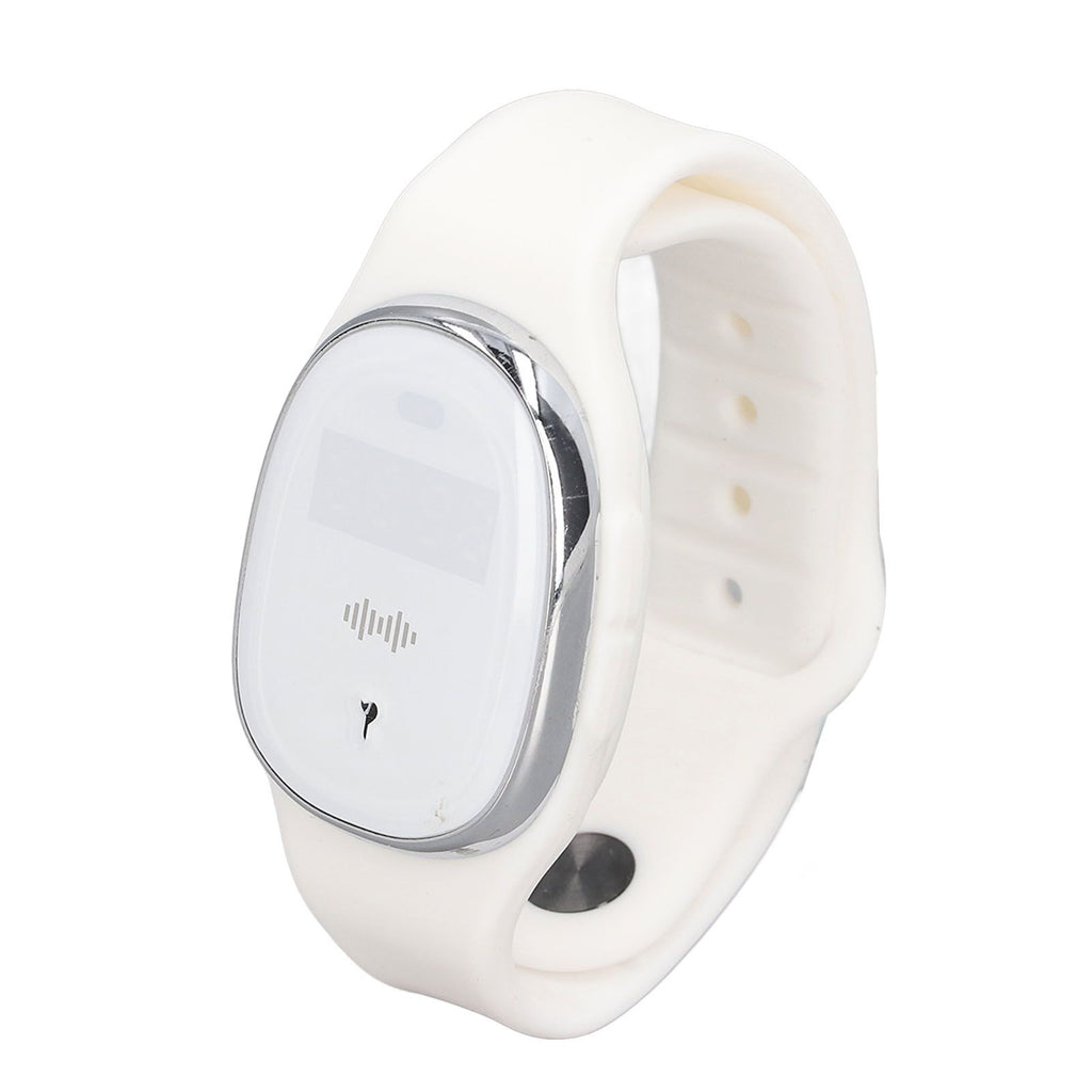 Outdoor Sports Mosquito Repellent Bracelet Ultrasonic Mosquito Repellent Wristband USB Rechargeable for Pregnant Women Children White