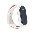 Mosquito Repellent Bracelet 5V 1A 90mah USB Rechargeable Step Counting Temperature Ultrasonic Wristband White