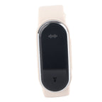 Mosquito Repellent Bracelet 5V 1A 90mah USB Rechargeable Step Counting Temperature Ultrasonic Wristband White