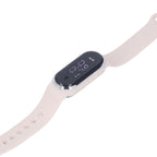 Anti Mosquito Bracelet Watch Silica Gel USB Rechargeable Ultrasonic Mosquito Repellent Bracelet for Outdoor White