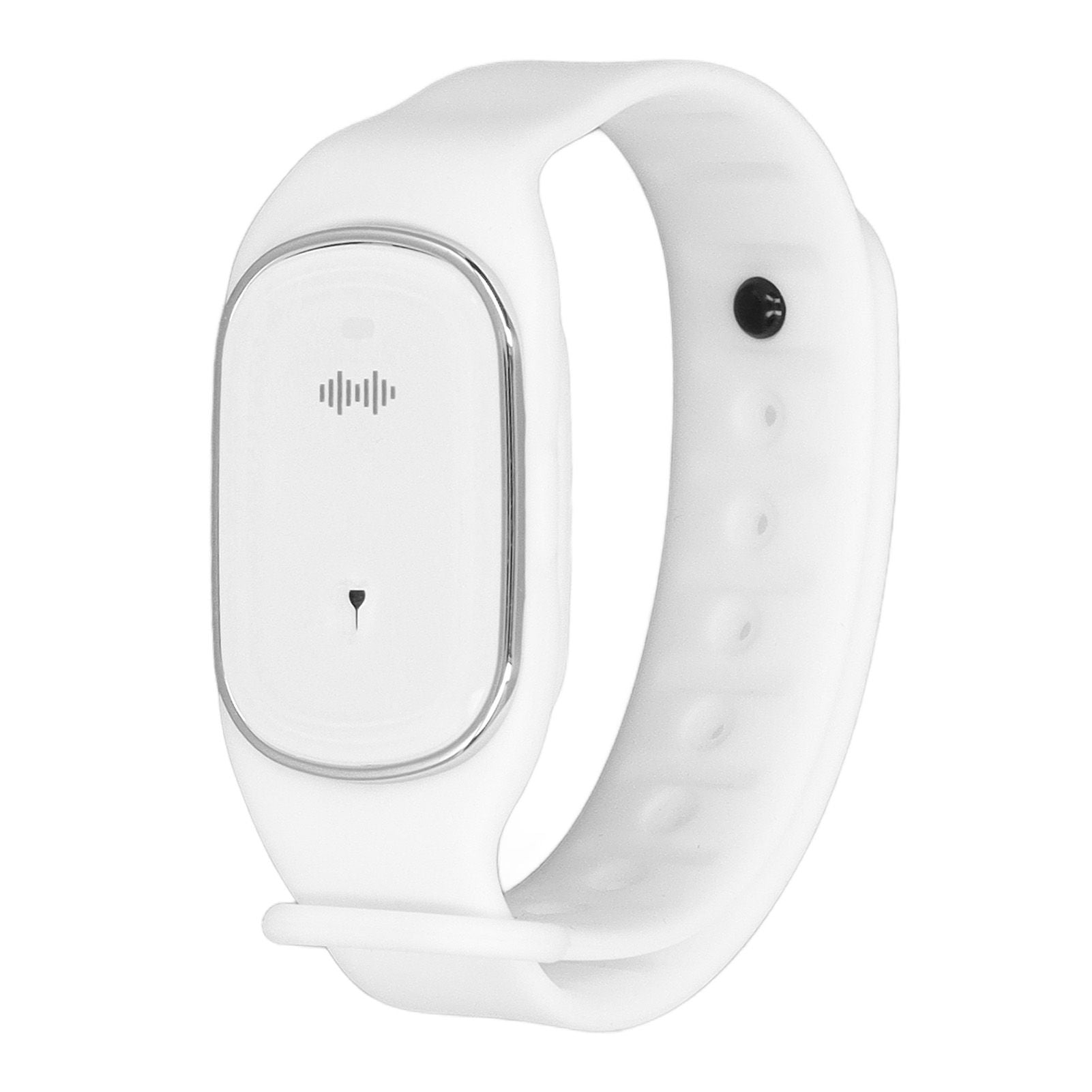Mosquito Repellent Bracelet Outdoor Ultrasonic USB Charging Anti Mosquito Wristband for Kids Pregnant Woman White