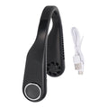 Hanging Neck Fan 3 Modes USB Charging 3600mAh Battery Adjustable Angle Mute Design Face Fan for Home Office Travel Black