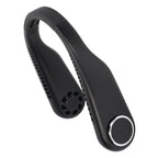 Hanging Neck Fan 3 Modes USB Charging 3600mAh Battery Adjustable Angle Mute Design Face Fan for Home Office Travel Black