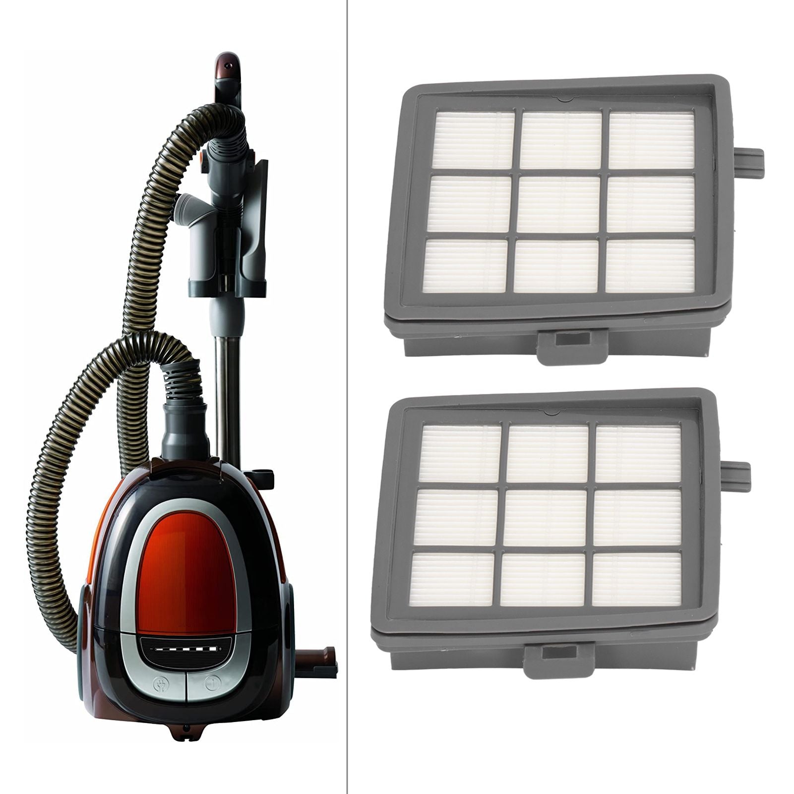 2pcs High Efficiency Particulate Air Filter Replacement Set Dustproof Vacuum Scrubber Filter for BISSELL