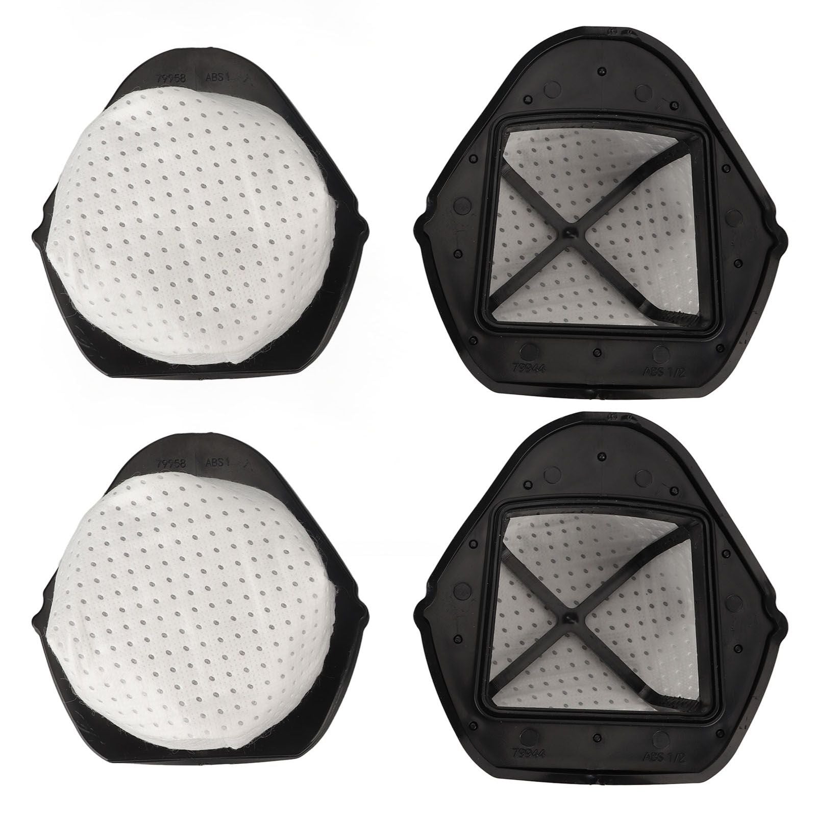 4pcs Handheld Vacuum Cleaner Filter High Strength Efficient Dust Cup Filter for XSB726N SV75 SV70 SV726