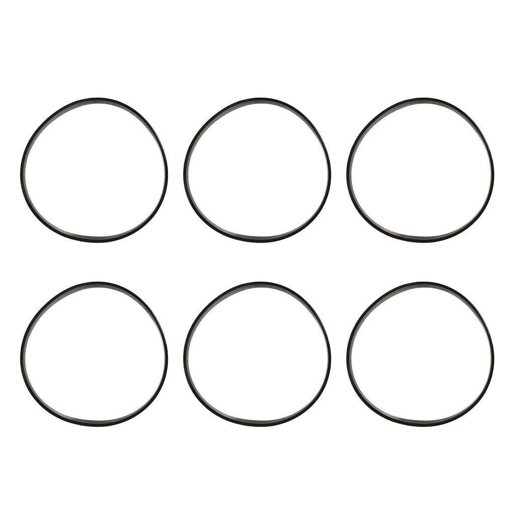 6pcs Vacuum Cleaner Belt Rubber High Strength Vacuum Belt Replacement for Bissell 7 9 10 12 14