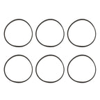 6pcs Vacuum Cleaner Belt Rubber High Strength Vacuum Belt Replacement for Bissell 7 9 10 12 14