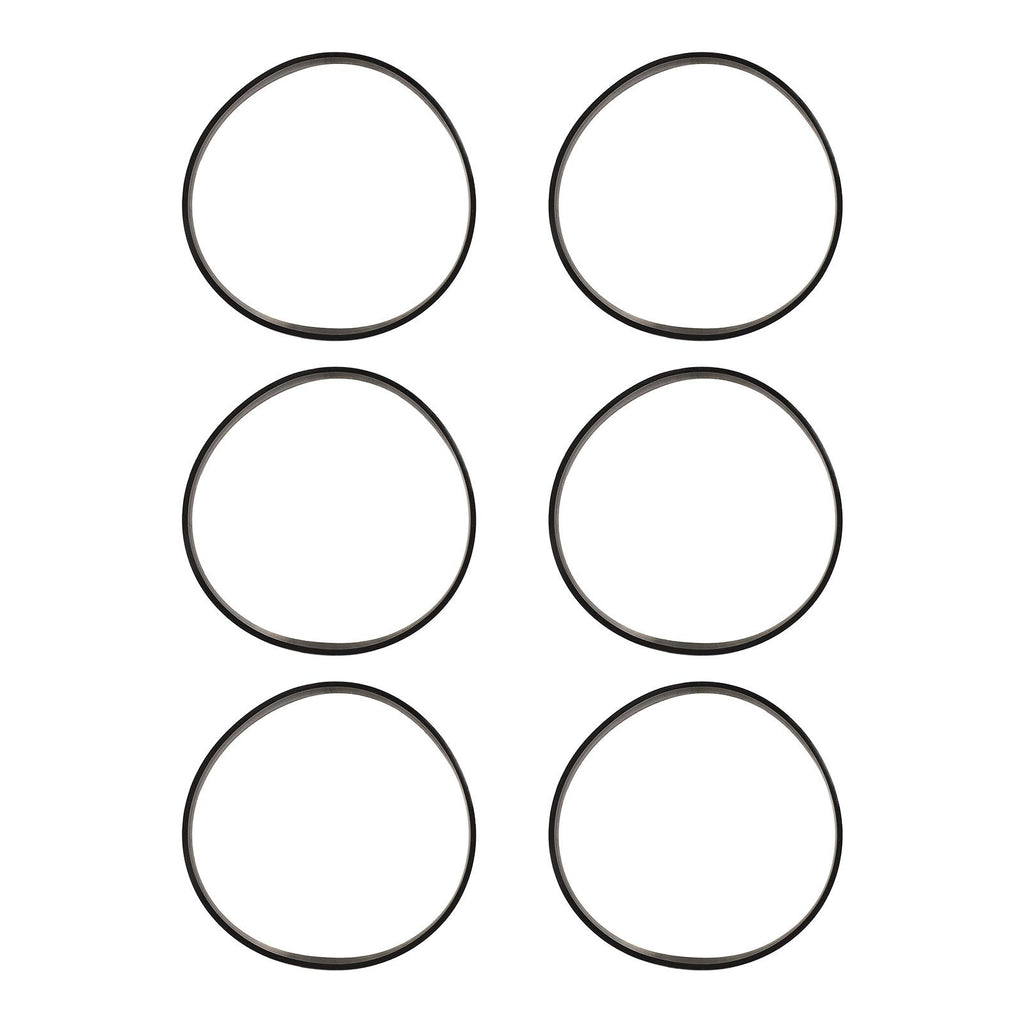 6pcs Vacuum Cleaner Belt Rubber High Strength Vacuum Belt Replacement for Bissell 7 9 10 12 14