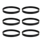 6pcs Vacuum Cleaner Belt Rubber High Strength Vacuum Belt Replacement for Bissell 7 9 10 12 14