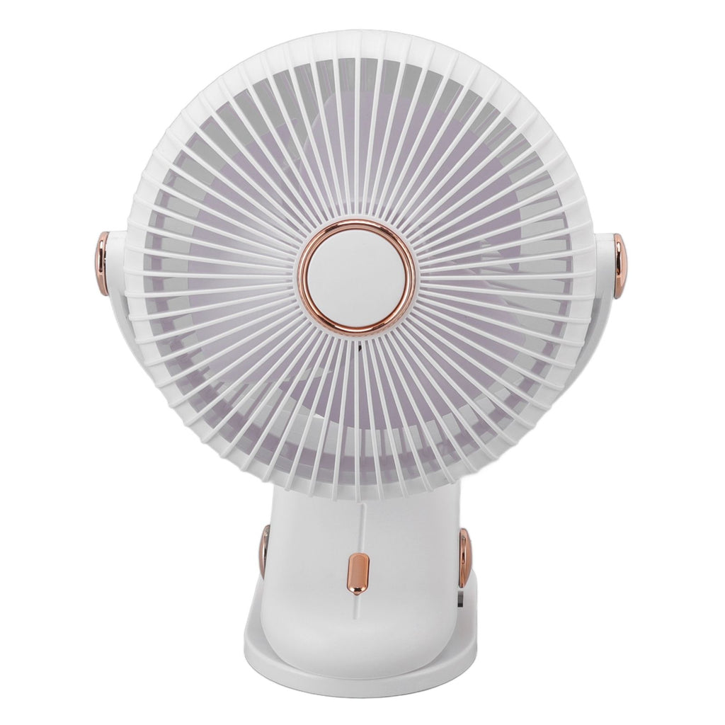 Desk Clip On Fan 3 Wind Speed Safe Design Compact Portable Desktop Fan Clip On Fan for Home Dorm Stroller White