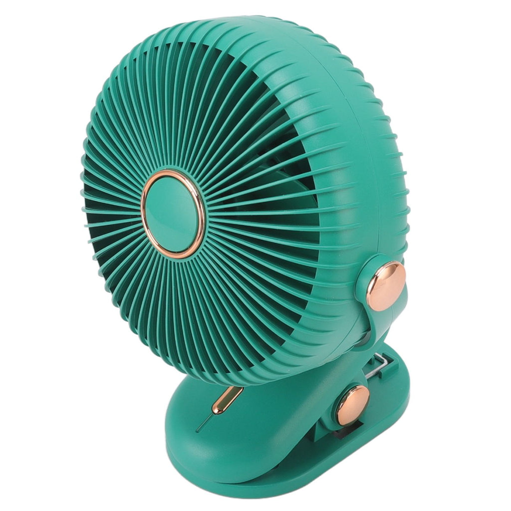 Desk Clip On Fan 3 Wind Speed Safe Design Compact Portable Desktop Fan Clip On Fan for Home Dorm Stroller Green