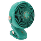 Desk Clip On Fan 3 Wind Speed Safe Design Compact Portable Desktop Fan Clip On Fan for Home Dorm Stroller Green