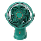 Desk Clip On Fan 3 Wind Speed Safe Design Compact Portable Desktop Fan Clip On Fan for Home Dorm Stroller Green