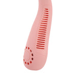 Bladeless Neck Fan Breathing Light 2400mah Rechargeable Hands Free Mini Neck Fan for Outdoor Travel Pink