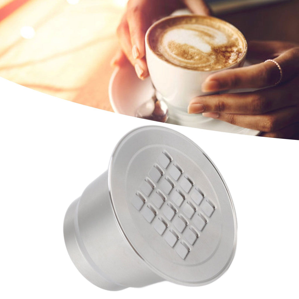 Refillable Coffee Pod Reusable Cafe Capsule Filter Stainless Steel for Maker Machine