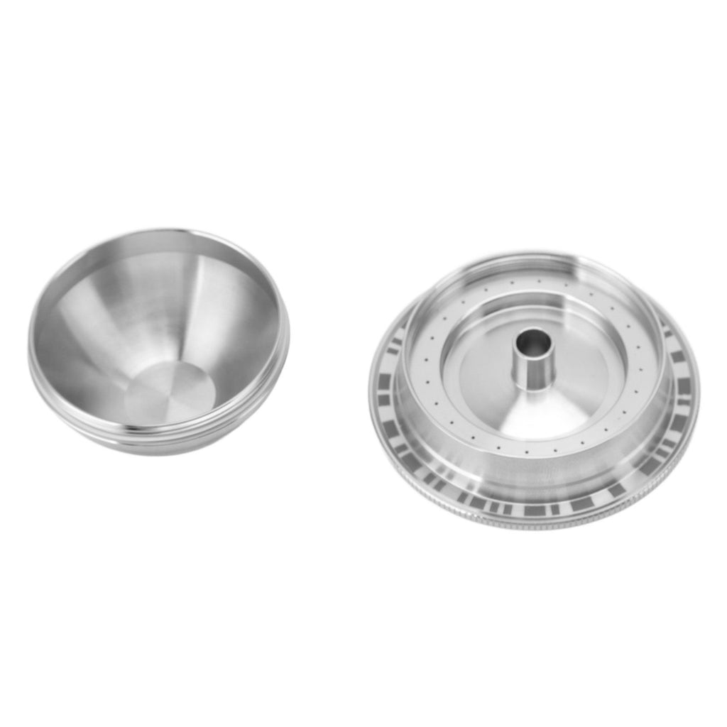 Reusable Coffee Capsule Filter Stainless Steel Refillable Coffee Machine Pod with Spoon Brush