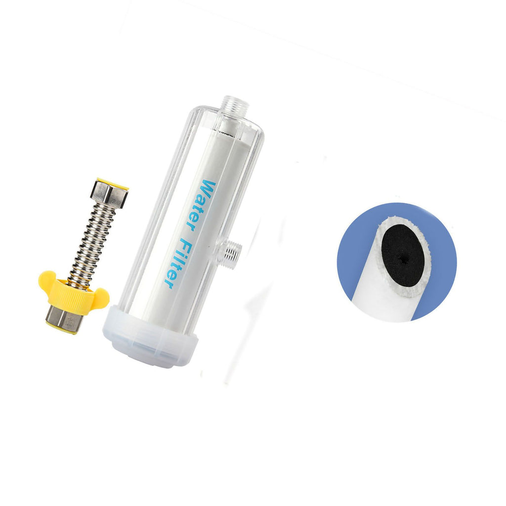 Shower Water Filter Efficient Activated Carbon Healthy Skin Care Shower Water Filter for Bathing Bath Filter (Cotton Carbon Composite Filter)