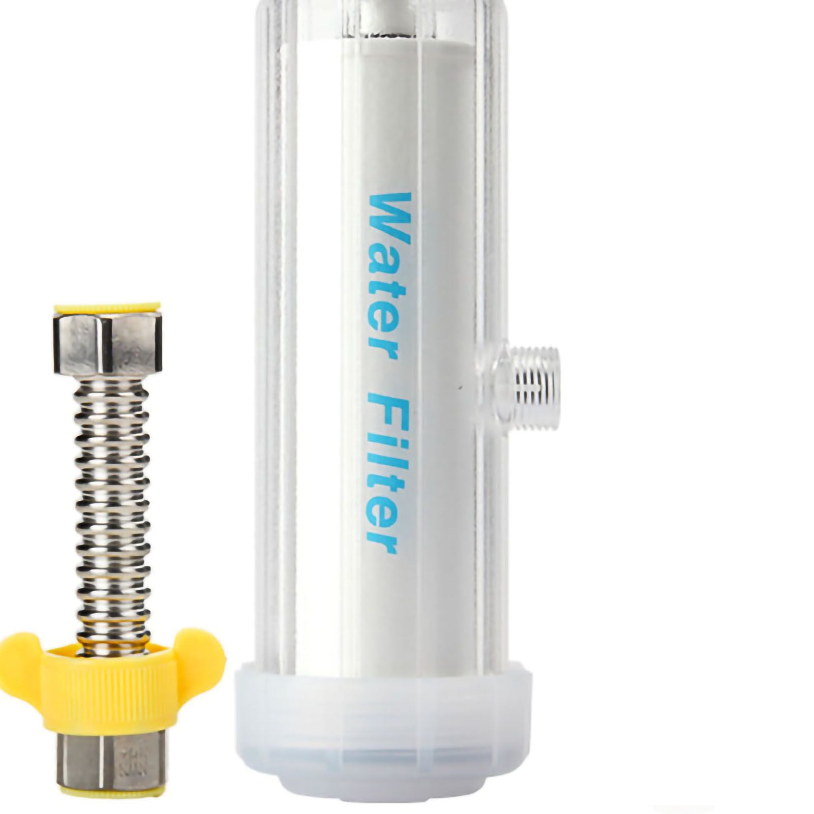 Shower Water Filter Efficient Activated Carbon Healthy Skin Care Shower Water Filter for Bathing Bath Filter (Cotton Carbon Composite Filter)