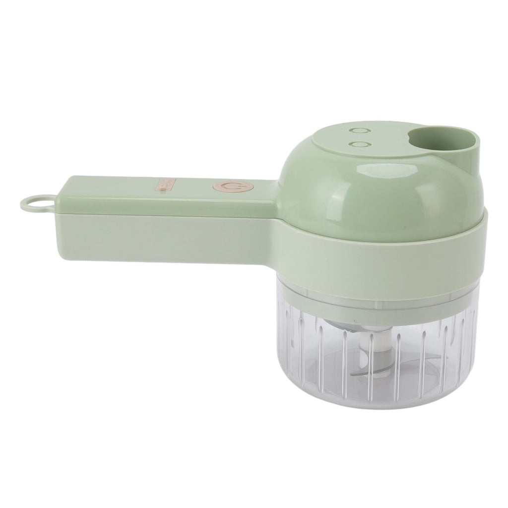 Garlic Chopper Handheld USB Charging Open Feeding Port Waterproof Body Stainless Steel Blade Food Chopper