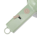 Garlic Chopper Handheld USB Charging Open Feeding Port Waterproof Body Stainless Steel Blade Food Chopper