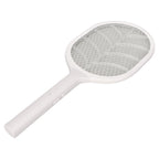 Electric Fly Swatter USB Charging Purple Light 3 Layers Safety Net Mosquito Swatter Racket with Base