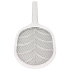 Electric Fly Swatter USB Charging Purple Light 3 Layers Safety Net Mosquito Swatter Racket with Base