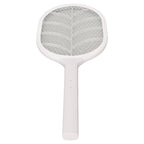 Electric Fly Swatter USB Charging Purple Light 3 Layers Safety Net Mosquito Swatter Racket with Base