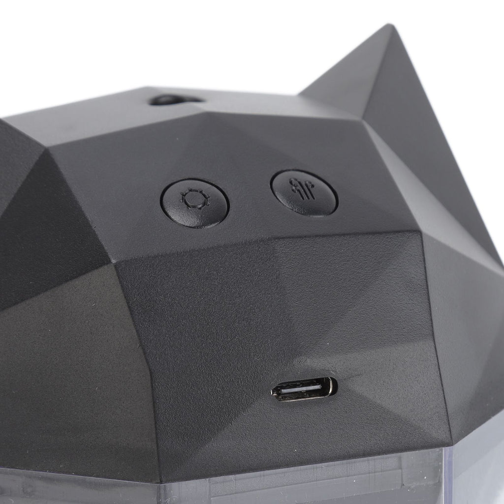 Air Humidifier Large Capacity Desktop Separated Electric Water Diffuser for Home Office Black