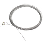 Steel Wire Measuring Rope Good Flexibility Sturdy Steel Rope Measuring Cord with Scale for Well Construction 30m/98.4ft