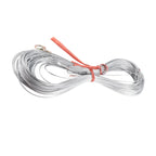 Steel Wire Measuring Rope Good Flexibility Sturdy Steel Rope Measuring Cord with Scale for Well Construction 100m/328.1ft