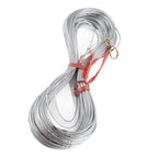 Steel Wire Measuring Rope Good Flexibility Sturdy Steel Rope Measuring Cord with Scale for Well Construction 100m/328.1ft