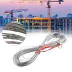 Steel Wire Measuring Rope Good Flexibility Sturdy Steel Rope Measuring Cord with Scale for Well Construction 100m/328.1ft