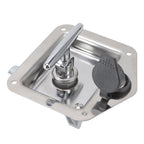 T Handle Latch Stainless Steel Polished Appearance Truck Toolbox Lock Tool Box Latch for Electrical Cabinets Toolboxes