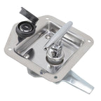 T Handle Latch Stainless Steel Polished Appearance Truck Toolbox Lock Tool Box Latch for Electrical Cabinets Toolboxes