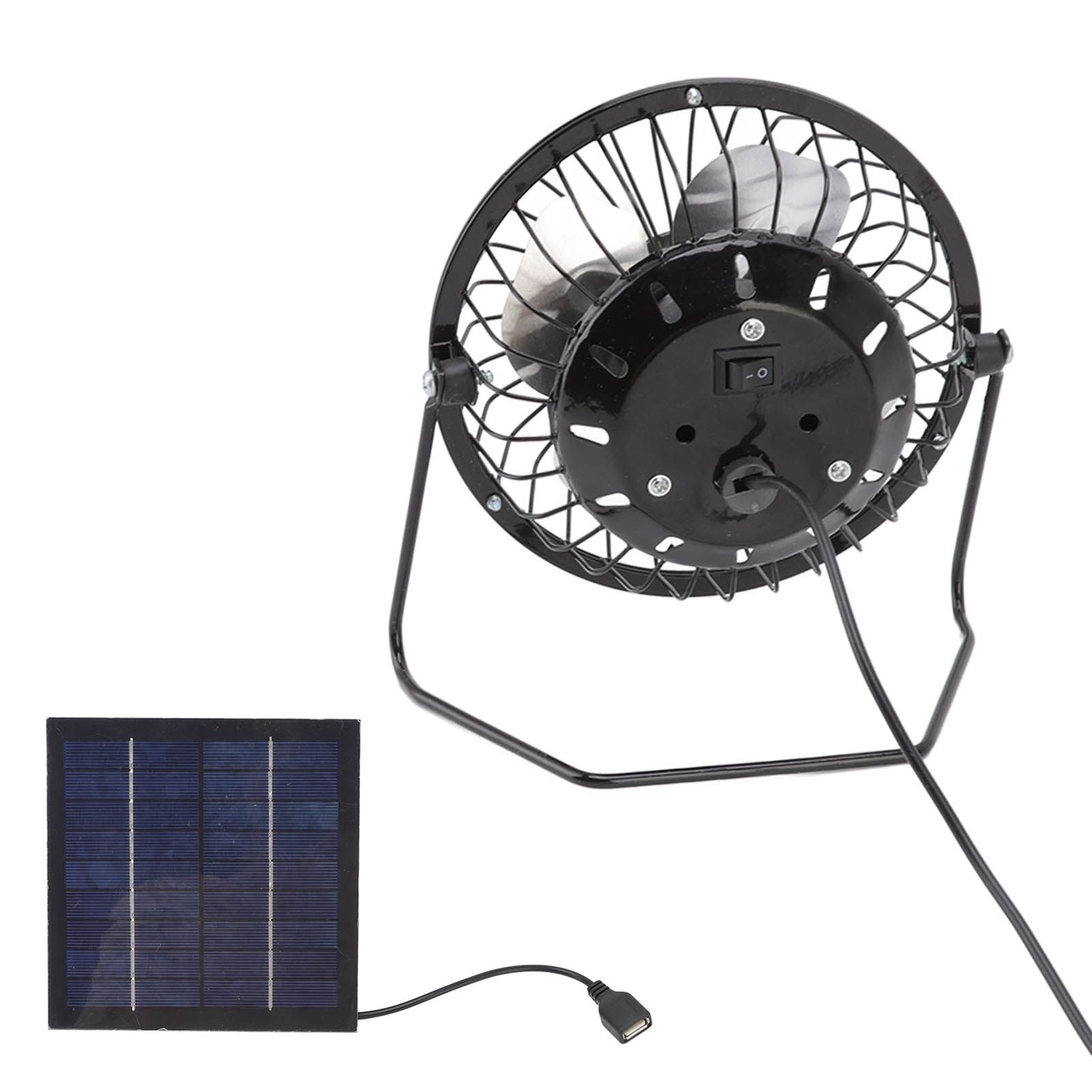 Photovoltaic Solar Panel Set Ventilation System Mini Portable USB Cooling Fan 5v 2.5w