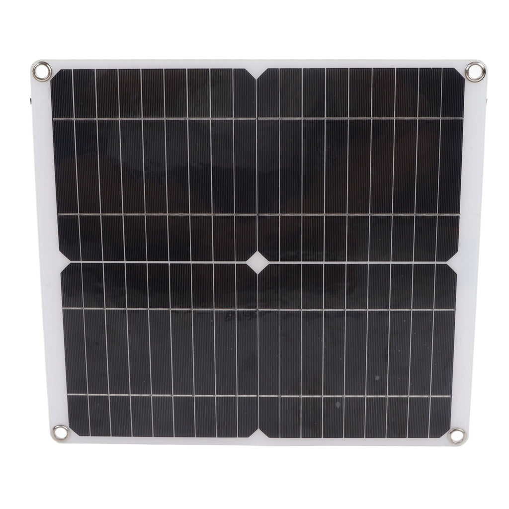 Solar Panel Kit 20W 12V Monocrystalline IP65 Waterproof DIY Solar Panel with 10A Solar Charge Controller for Outdoor