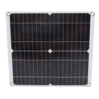 Solar Panel Kit 20W 12V Monocrystalline IP65 Waterproof DIY Solar Panel with 10A Solar Charge Controller for Outdoor