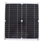 Solar Panel Kit 20W 12V Monocrystalline IP65 Waterproof DIY Solar Panel with 10A Solar Charge Controller for Outdoor