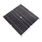 Solar Panel Kit 20W 12V Monocrystalline IP65 Waterproof DIY Solar Panel with 10A Solar Charge Controller for Outdoor