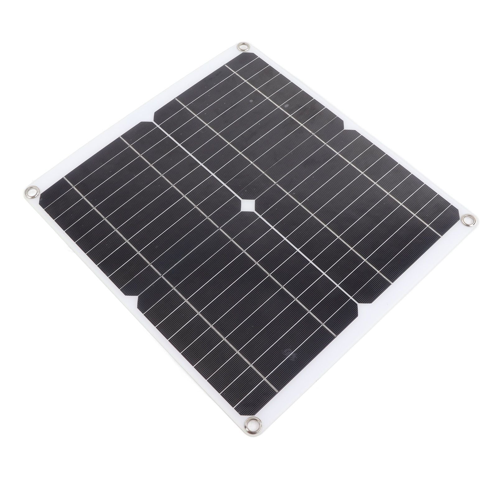 Solar Panel Kit 20W 12V Monocrystalline IP65 Waterproof DIY Solar Panel with 10A Solar Charge Controller for Outdoor