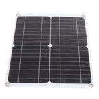 Solar Panel Kit 20W 12V Monocrystalline IP65 Waterproof DIY Solar Panel with 10A Solar Charge Controller for Outdoor