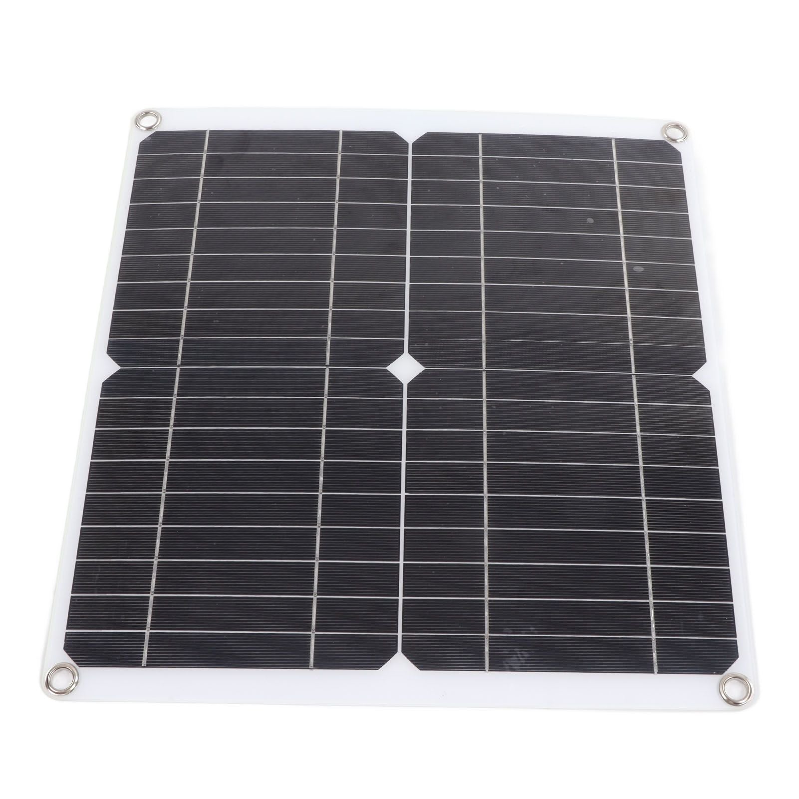 Solar Panel Kit 20W 12V Monocrystalline IP65 Waterproof DIY Solar Panel with 10A Solar Charge Controller for Outdoor