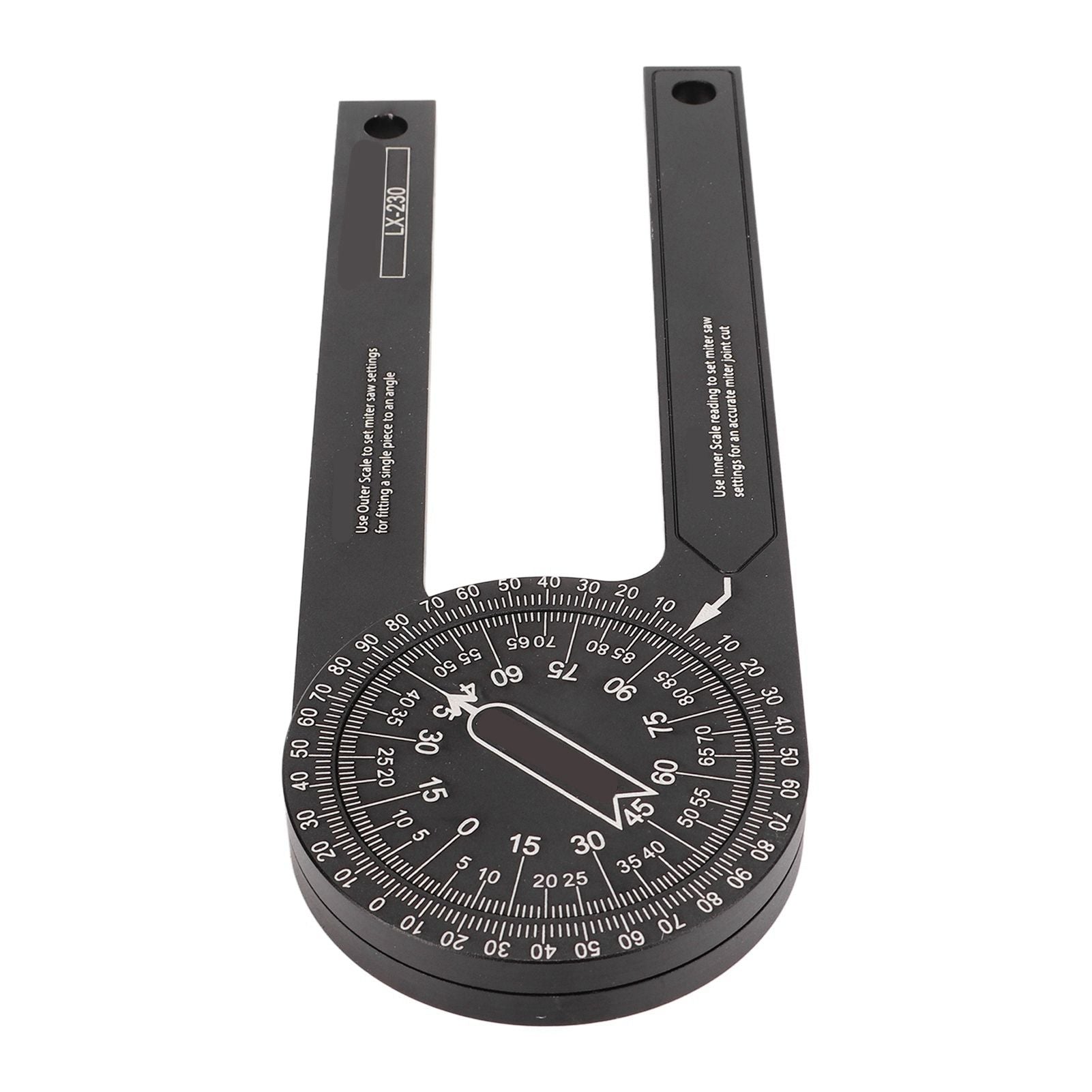 Miter Saw Protractor 360 Degrees Miter Angle Finder Woodworking Positioning Protractor