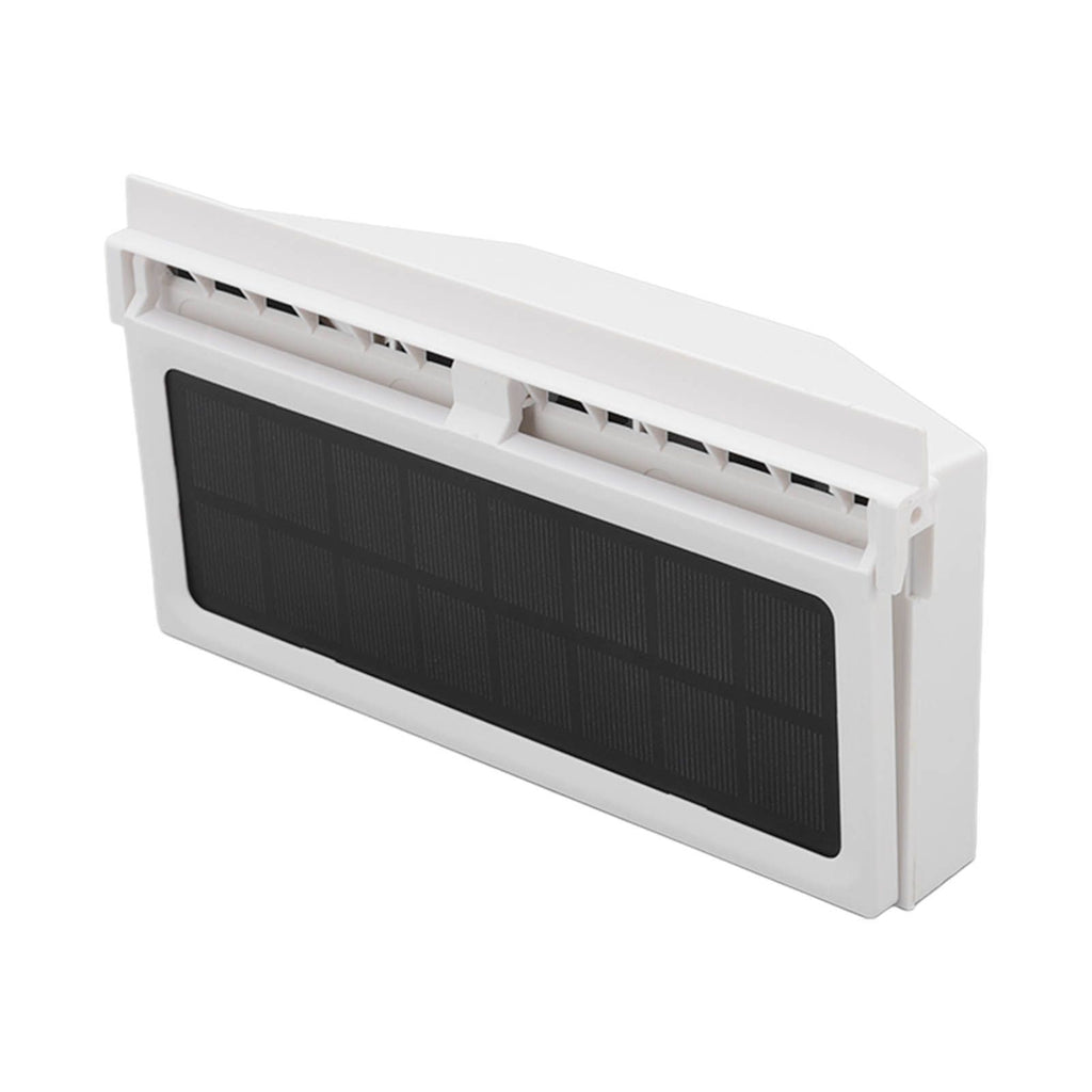 Solar Powered Car Cooler Large Wide Angle 3 Fans Deodorant Energy Saving Car Exhaust Ventilation Fan White