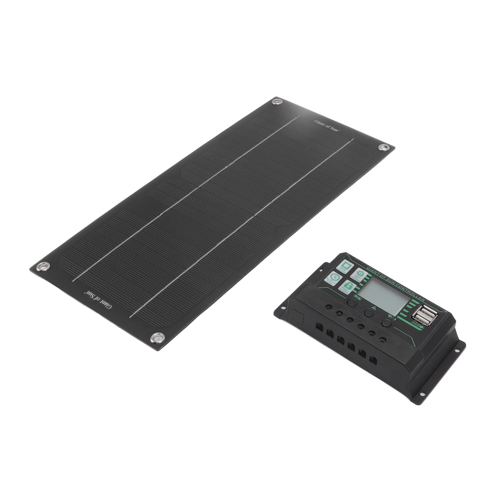 600W Solar Panel Battery Charger Kit Portable 18V Solar Battery Charger for RV Car
