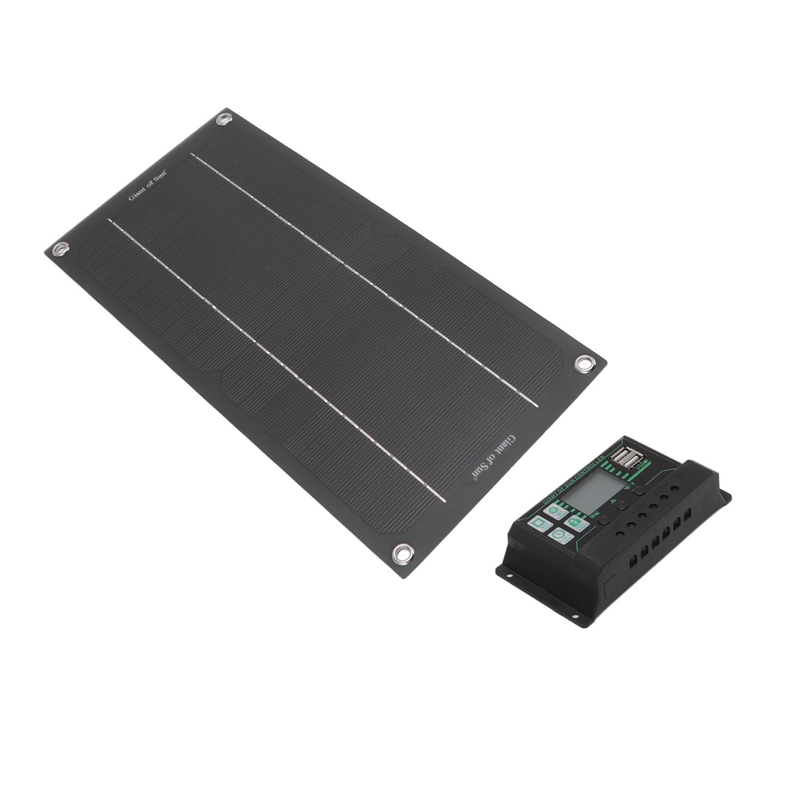 600W Solar Panel Battery Charger Kit Portable 18V Solar Battery Charger for RV Car