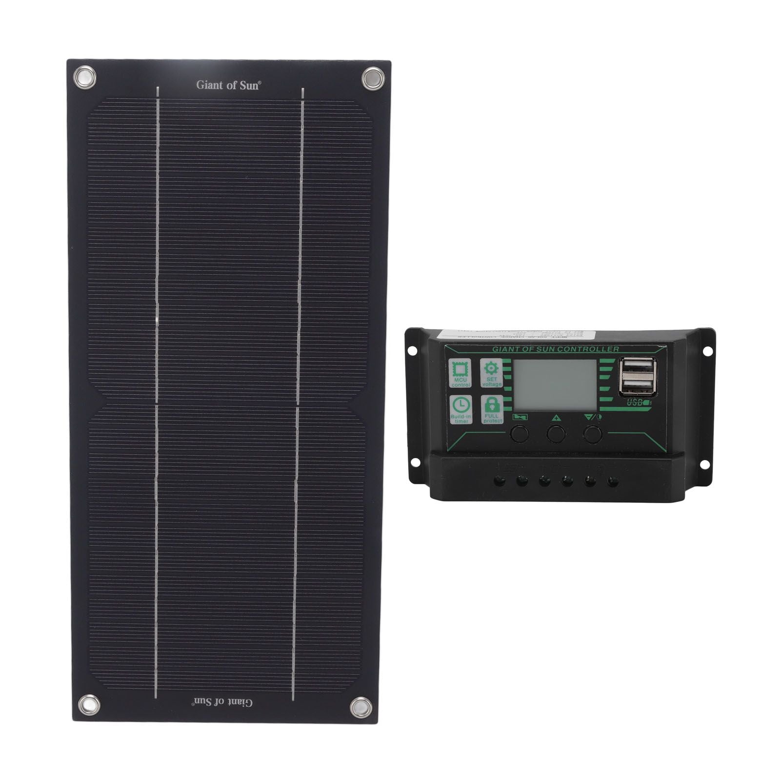 600W Solar Panel Battery Charger Kit Portable 18V Solar Battery Charger for RV Car